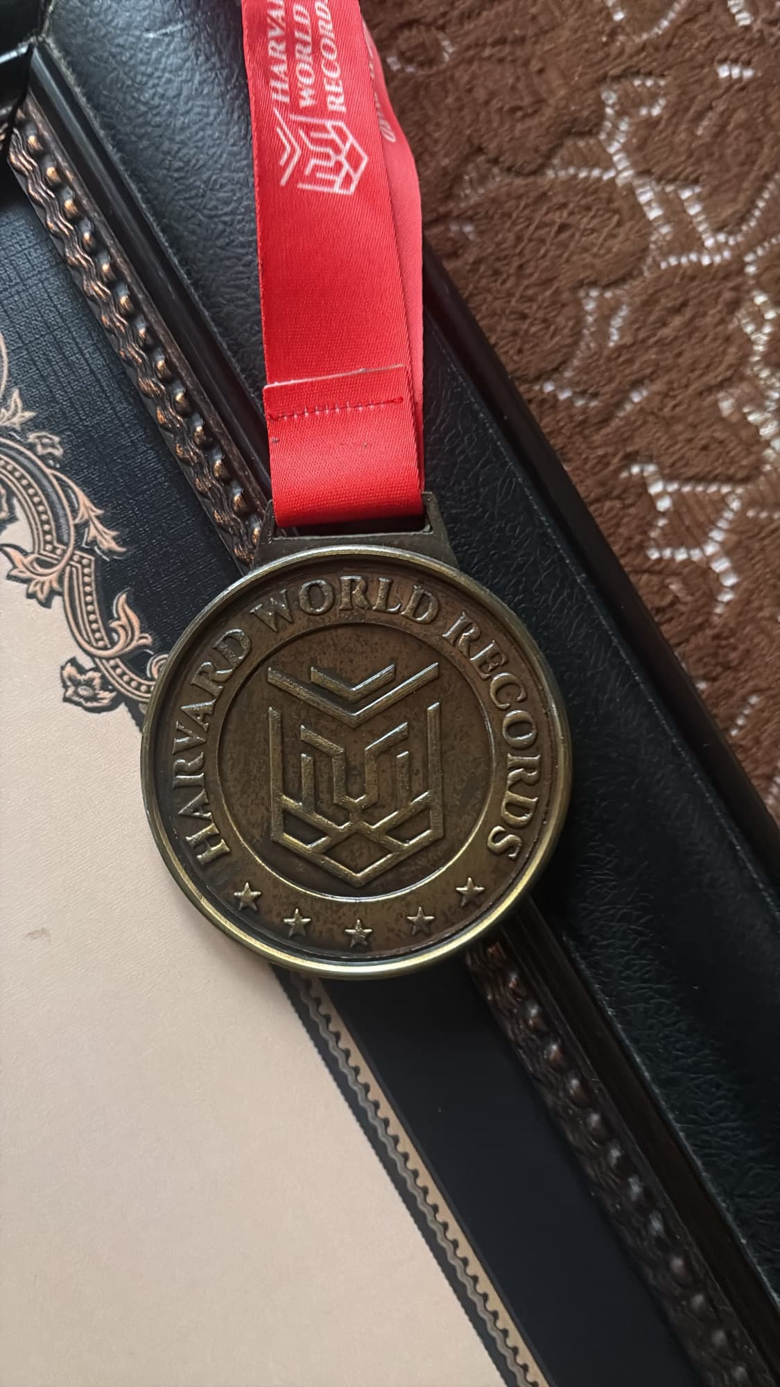Harvard World Records bronze medal